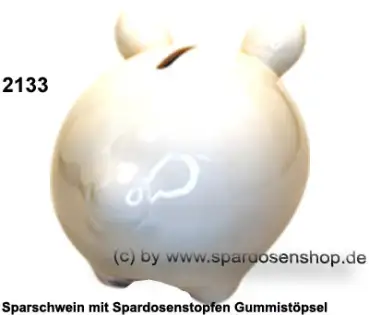 KCG Sparschwein Blanko weiß D